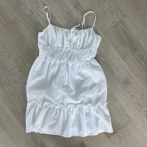BCBGGeneration white sundress size medium worn once!